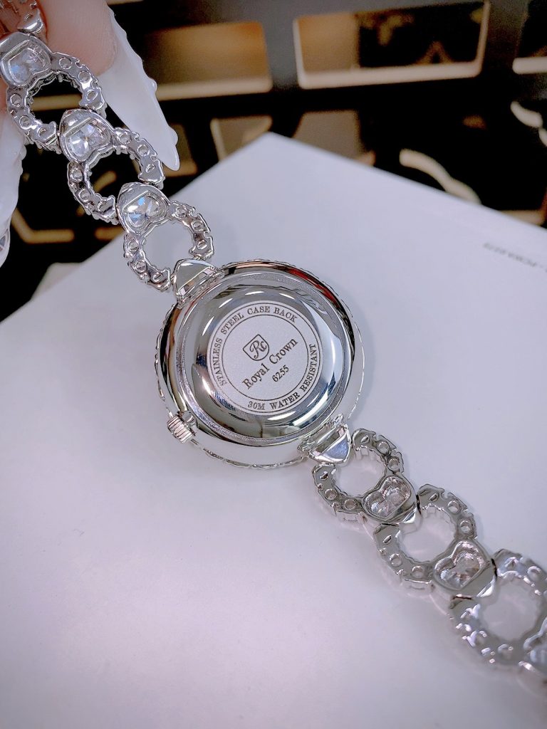 Đồng hồ nữ Royal Crown đính đá Like auth 33mm