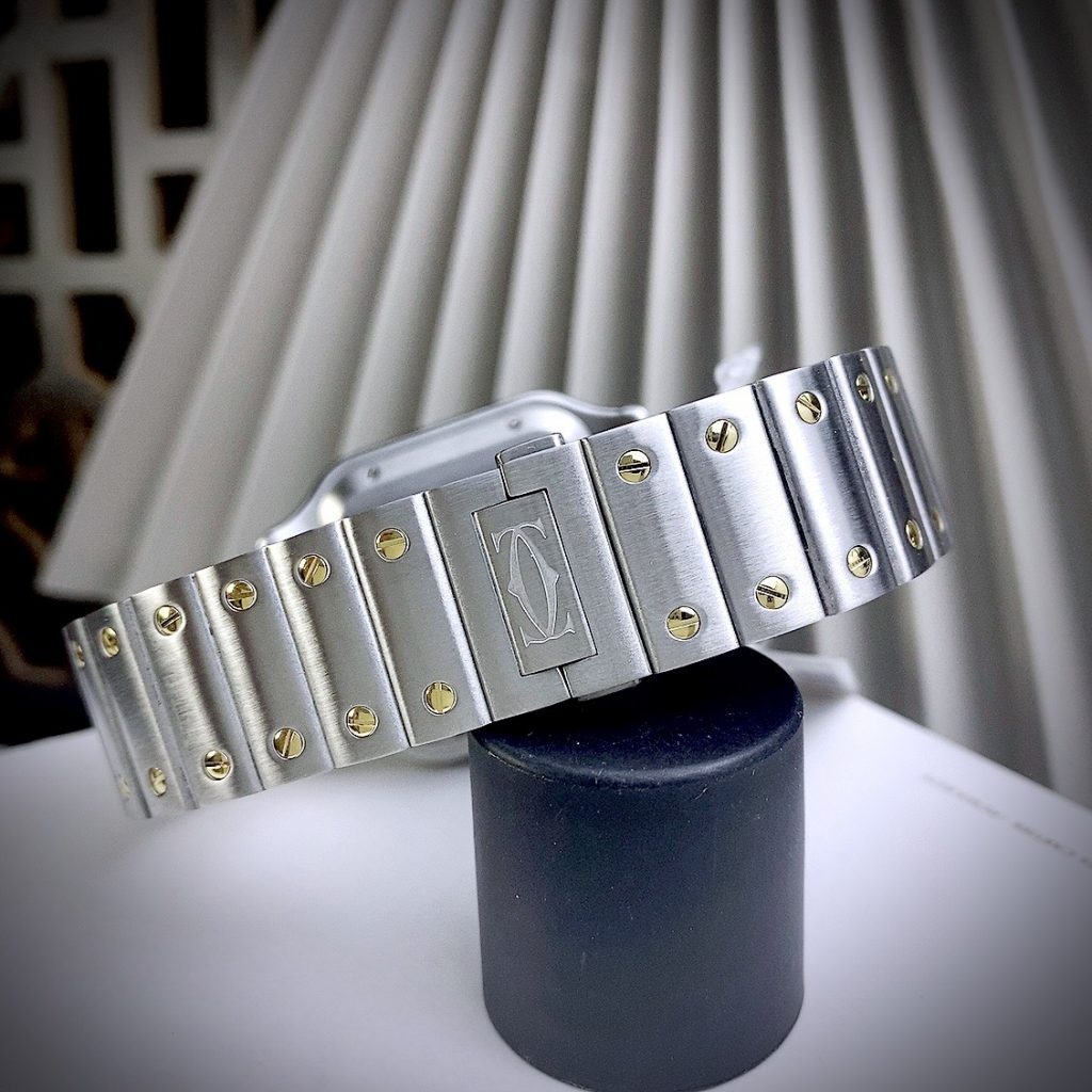 Đồng hồ Cartier Santos nam máy cơ Nhật Fake giá rẻ 40mm