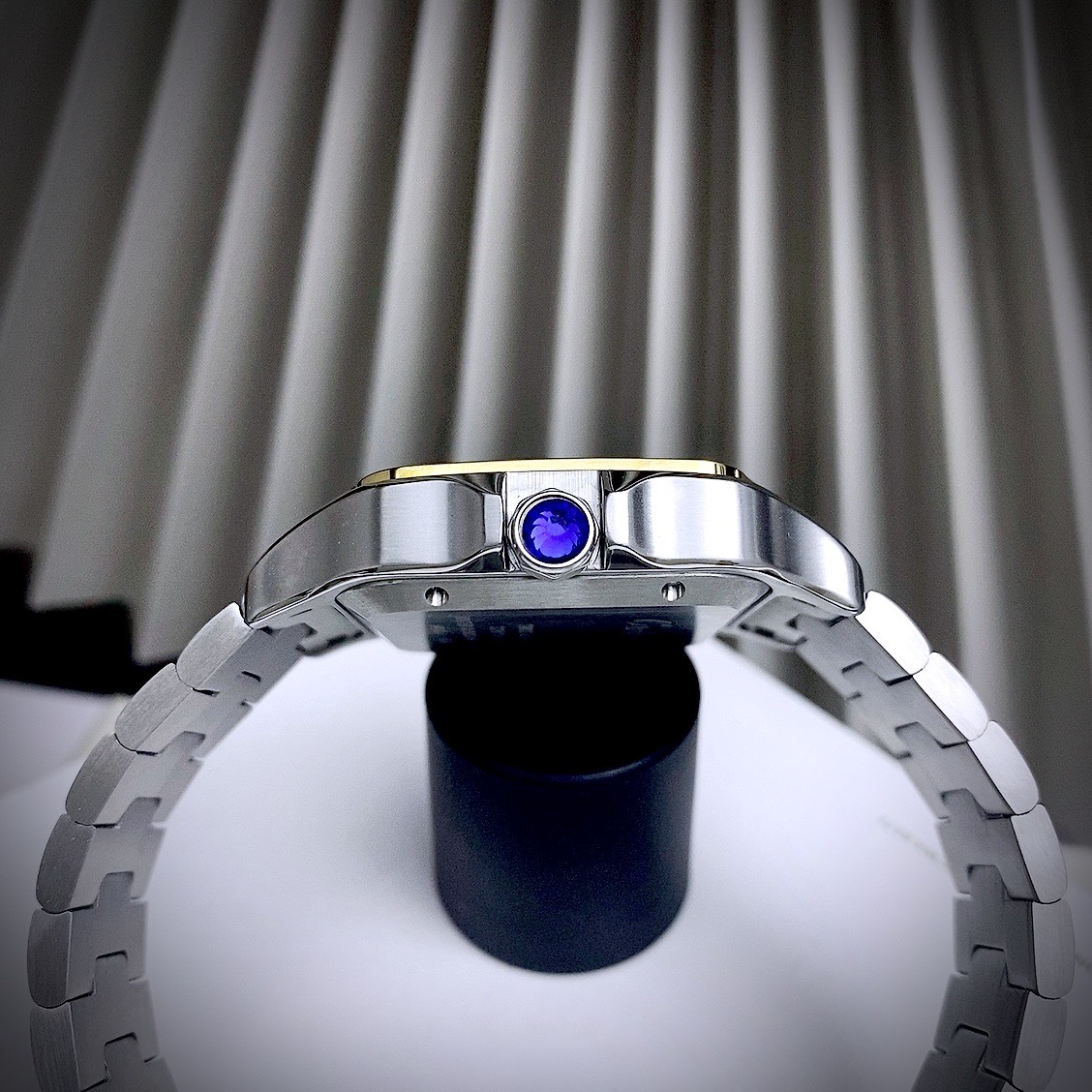 Đồng hồ Cartier Santos nam máy cơ Nhật Fake giá rẻ 40mm (4) Đồng hồ Cartier Santos nam máy cơ Nhật Fake giá rẻ 40mm