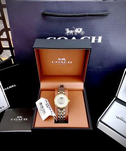 Đồng hồ Coach Two-Toned nữ dây kim loại sang chảnh Like auth 26mm