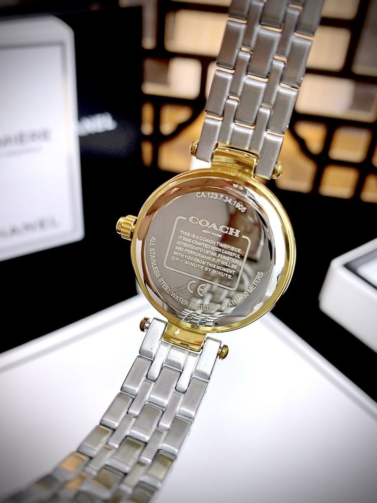 Đồng hồ Coach Two-Toned nữ dây kim loại sang chảnh Like auth 26mm