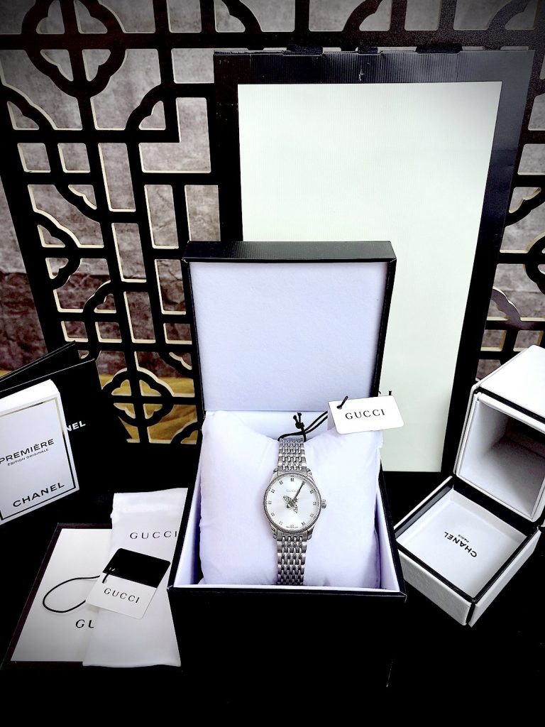 Đồng hồ Gucci Pearl G-Timeless Ya1265020 nữ 4 màu mặt Like Auth 29mm