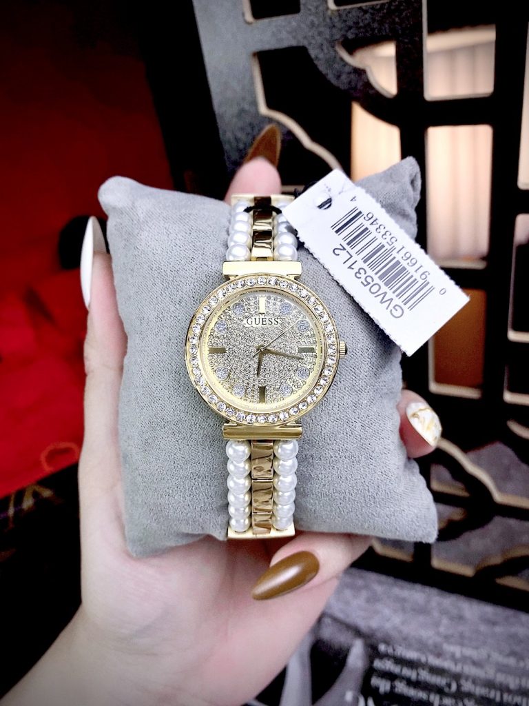 Đồng hồ Guess Gala nữ màu Vàng Gold Like auth 30mm