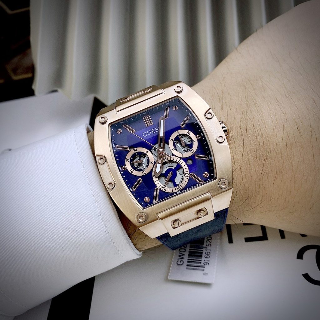 Đồng hồ Guess nam dây Silicon GW0202G1 Like auth 43mm