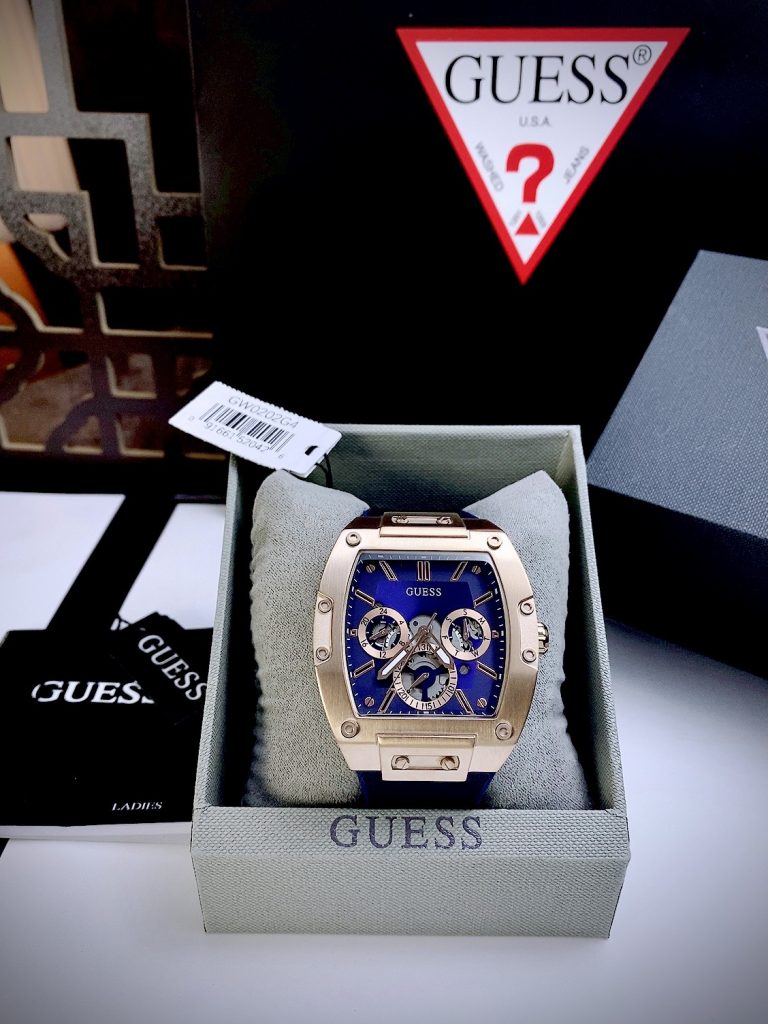 Đồng hồ Guess nam dây Silicon GW0202G1 Like auth 43mm