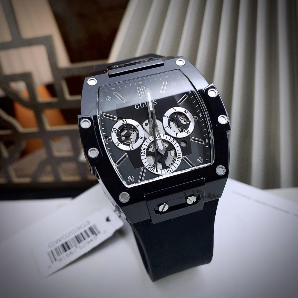 Đồng hồ Guess nam dây cao su GW0203G3 Like Auth 43mm