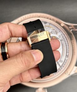 Đồng hồ Hublot Big Bang Sang Bleu II King Gold màu đen Rep 11 45mm (1)