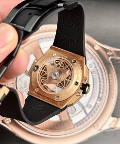 Đồng hồ Hublot Big Bang Sang Bleu II King Gold màu đen Rep 11 45mm (1)