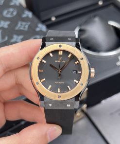 Đồng hồ Hublot chế tác Classic Fusion gốm đen demi vàng hồng JJZ 42mm (1)
