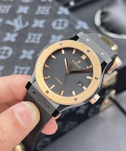 Đồng hồ Hublot chế tác Classic Fusion gốm đen demi vàng hồng JJZ 42mm (1)