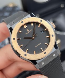 Đồng hồ Hublot chế tác Classic Fusion gốm đen demi vàng hồng JJZ 42mm (1)