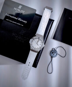 Đồng hồ Hublot nữ màu trắng Bigbang Lady nổi bật cá tính máy Pin 33mm (6)