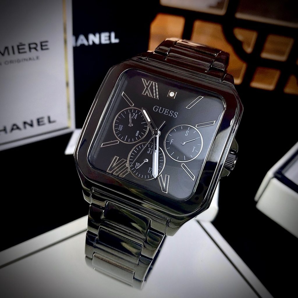 Đồng hồ Like auth Guess nam Integrity GW0631G1 Full Black 42mm