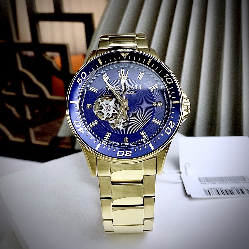 Đồng hồ Maserati Sfida Limieted Edition nam lộ cơ R8823140004 Rep 11 44mm