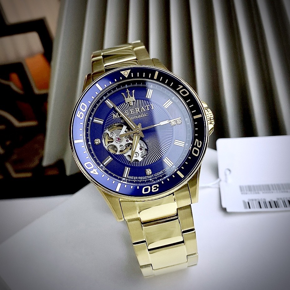 Đồng hồ Maserati Sfida Limieted Edition nam lộ cơ R8823140004 Rep 11 44mm