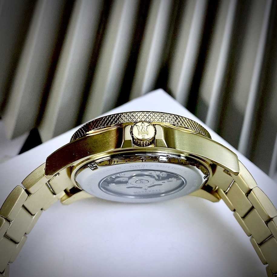 Đồng hồ Maserati Sfida Limited Edition nam màu Vàng Gold R8823140003 Fake cao cấp 44mm