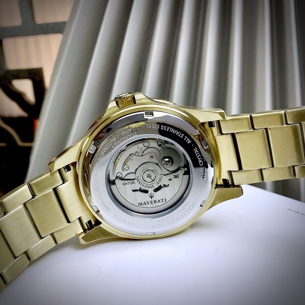 Đồng hồ Maserati Sfida Limited Edition nam màu Vàng Gold R8823140003 Fake cao cấp 44mm
