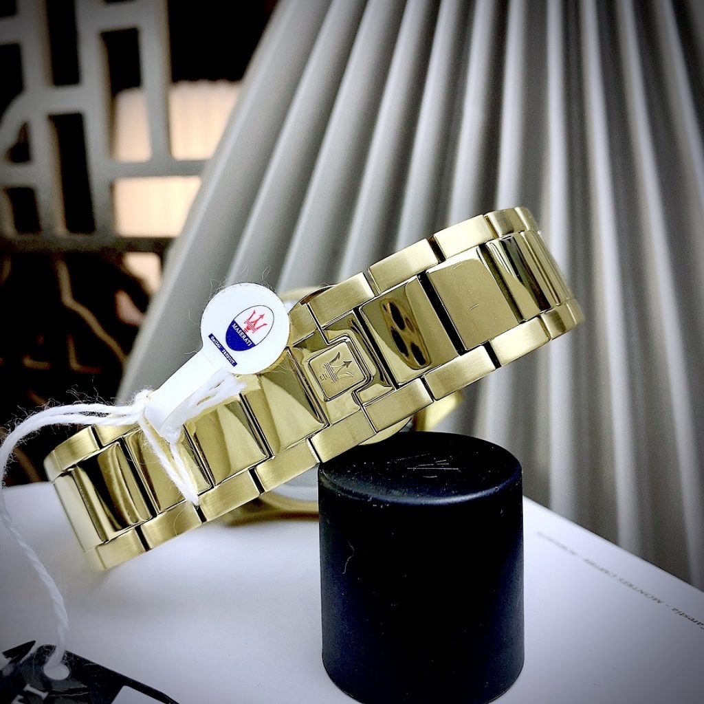 Đồng hồ Maserati Sfida Limited Edition nam màu Vàng Gold R8823140003 Fake cao cấp 44mm