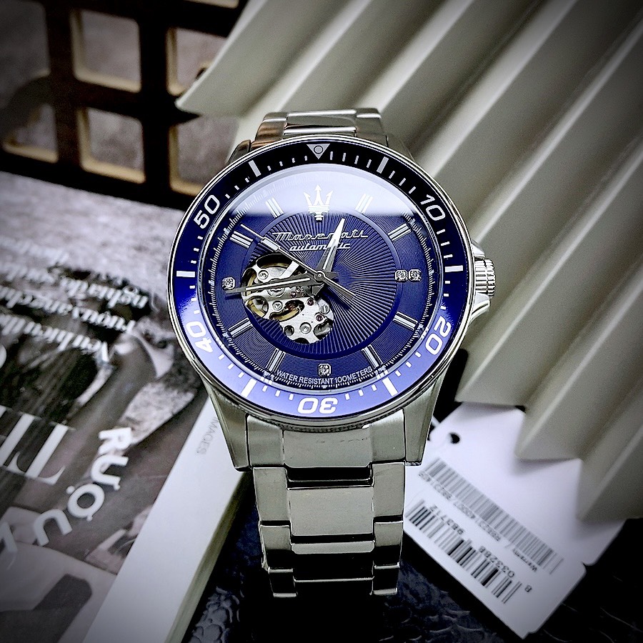 Đồng hồ Maserati Sfida nam dây kim loại R8823140007 Super Fake 44mm