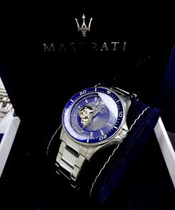 Đồng hồ Maserati Sfida nam dây kim loại R8823140007 Super Fake 44mm