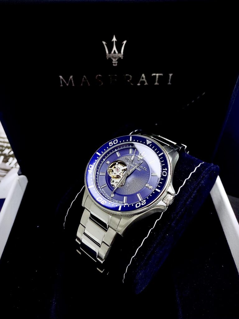 Đồng hồ Maserati Sfida nam dây kim loại R8823140007 Super Fake 44mm
