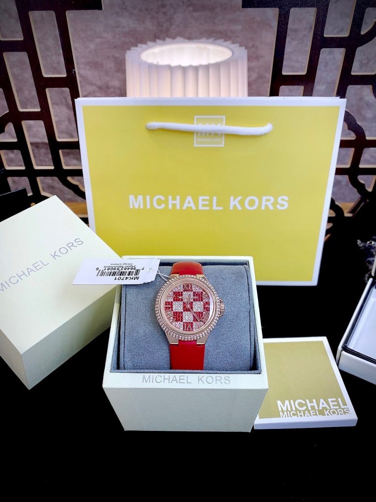 Đồng hồ Michael Kors Limited Edition Camille nữ dây da Like Auth 33mm