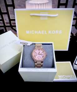 Đồng hồ Michael Kors Mini-Camille Multifunction nữ dây kim loại Mk7273 Like auth 33mm