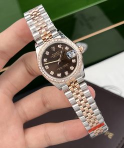 Đồng hồ Rolex Datejust Fake 11 mặt số Chocolate EW Factory 31mm (1)