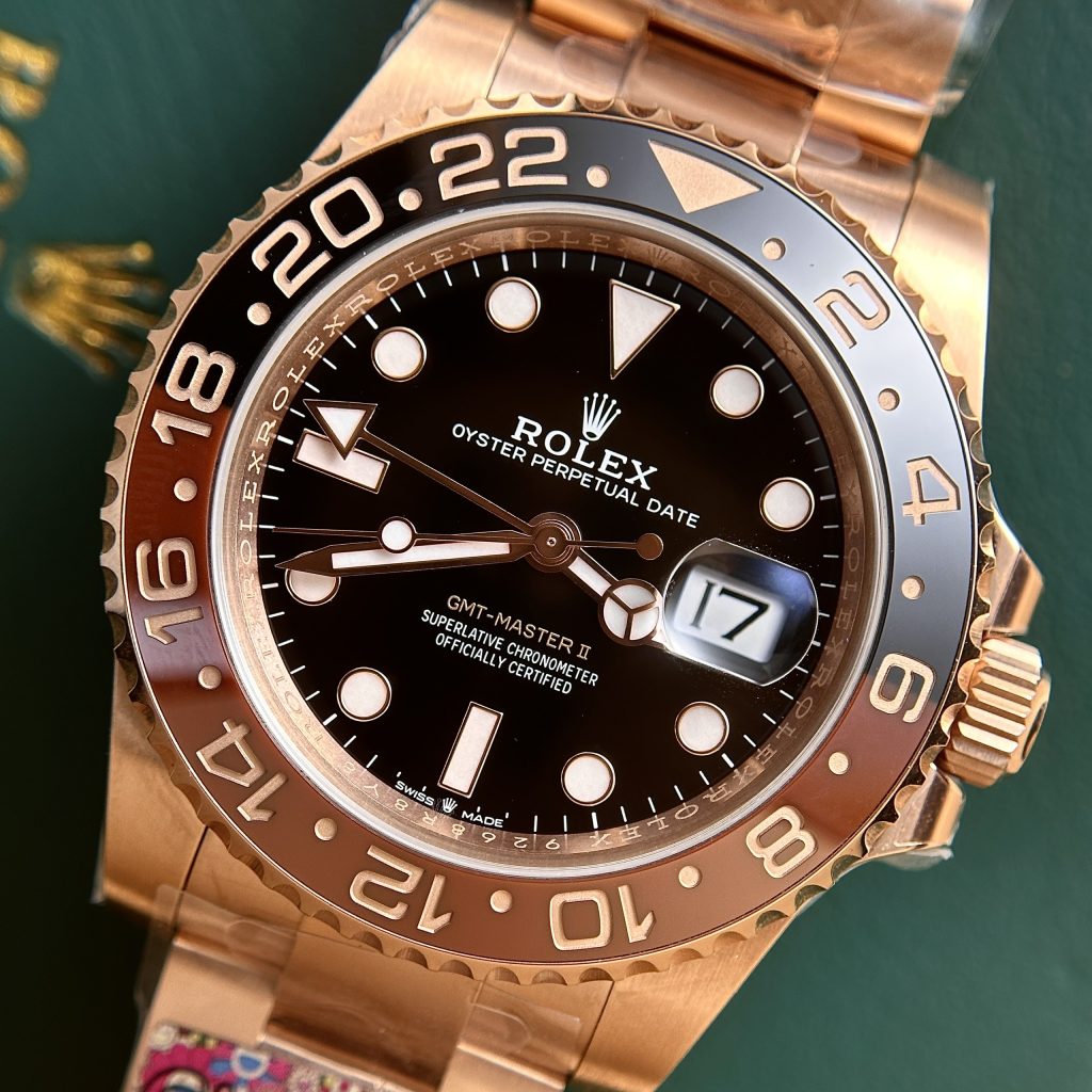 Đồng hồ Rolex Rep 11 GMT-Master II Root Beer cao cấp Clean Factory (9)