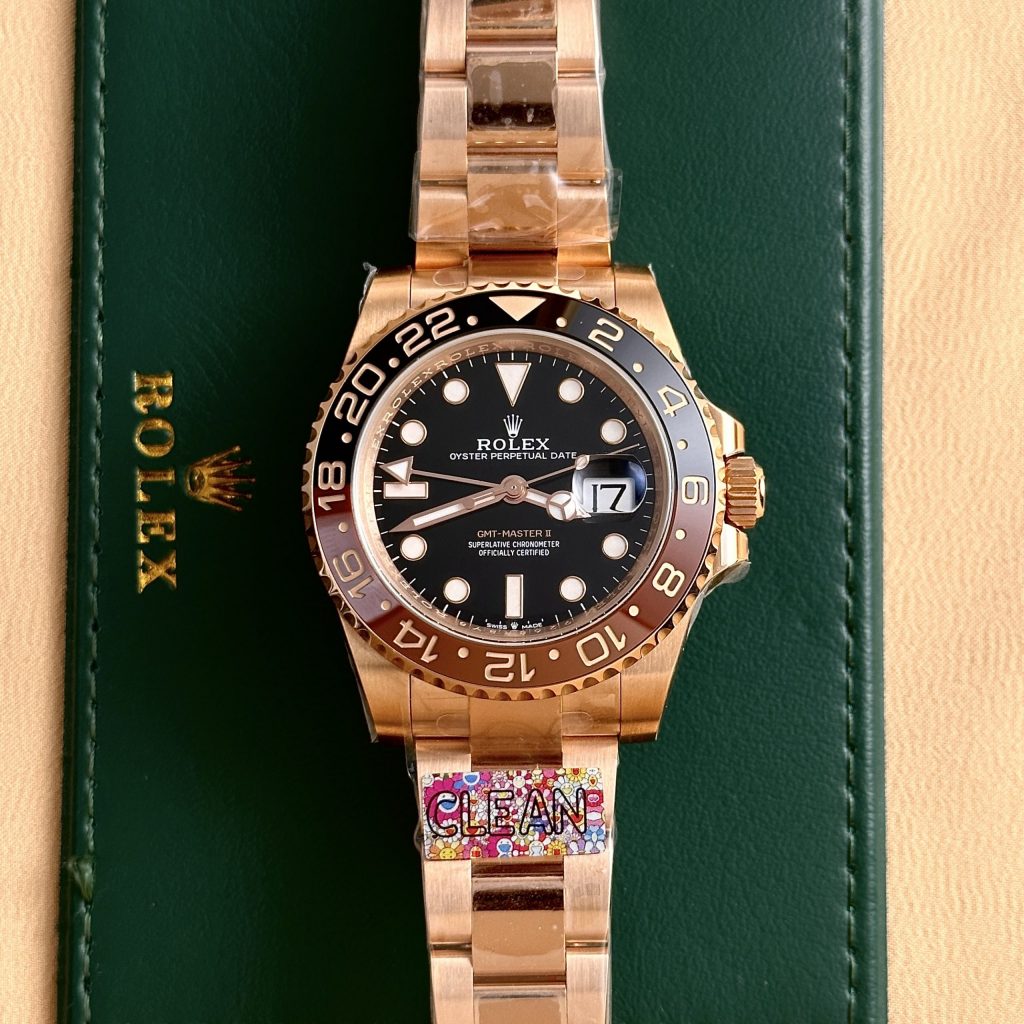 Đồng hồ Rolex Rep 11 GMT-Master II Root Beer cao cấp Clean Factory (9)
