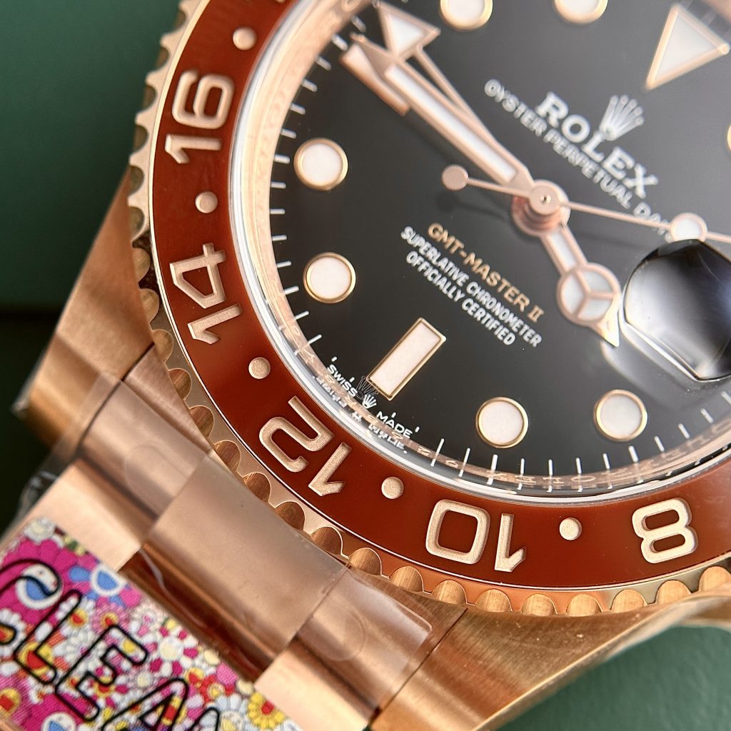 Đồng hồ Rolex Rep 11 GMT-Master II Root Beer cao cấp Clean Factory (9)
