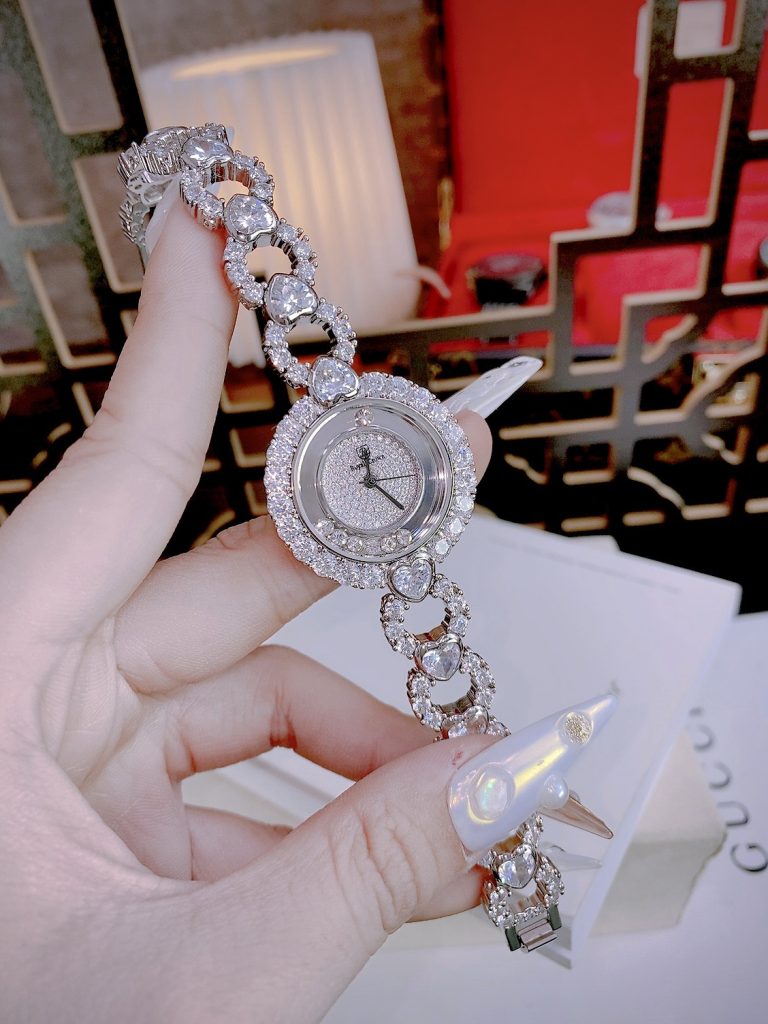 Đồng hồ Royal Crow nữ đính đá lấp lánh Like auth 33mm