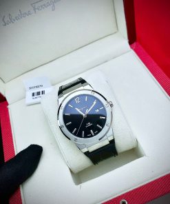 Đồng hồ Salavatore Ferragamo F-80 nam dây da Fake cao cấp 40mm