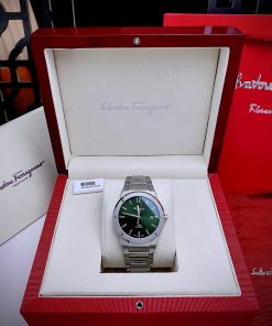 Đồng hồ Salavatore Ferragamo F-80 nam dây kim loại Super Fake 40mm