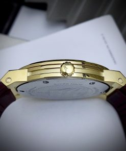 Đồng hồ Salavatore Ferragamo F-80 nam màu Vàng Gold Fake cao cấp 40mm
