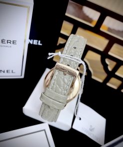 Đồng hồ Swarovski Octea Lux Moon nữ dây da Like Auth 38mm