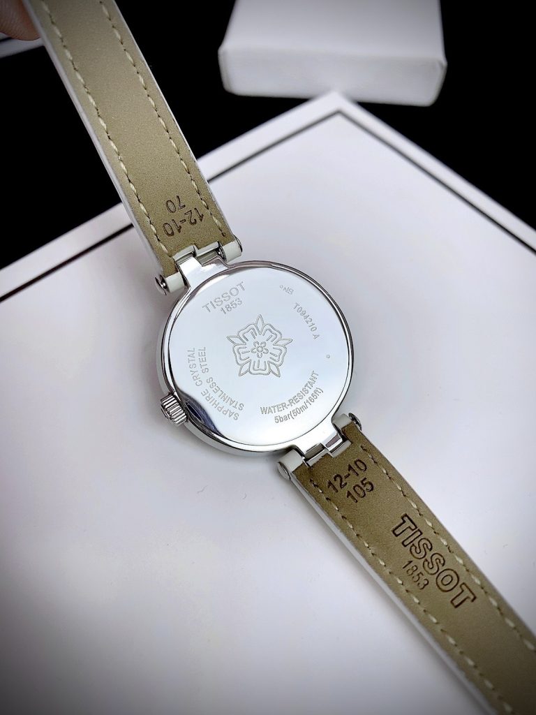 Đồng hồ Tissot Flamingo nữ mặt trắng Fake giá rẻ 29mm