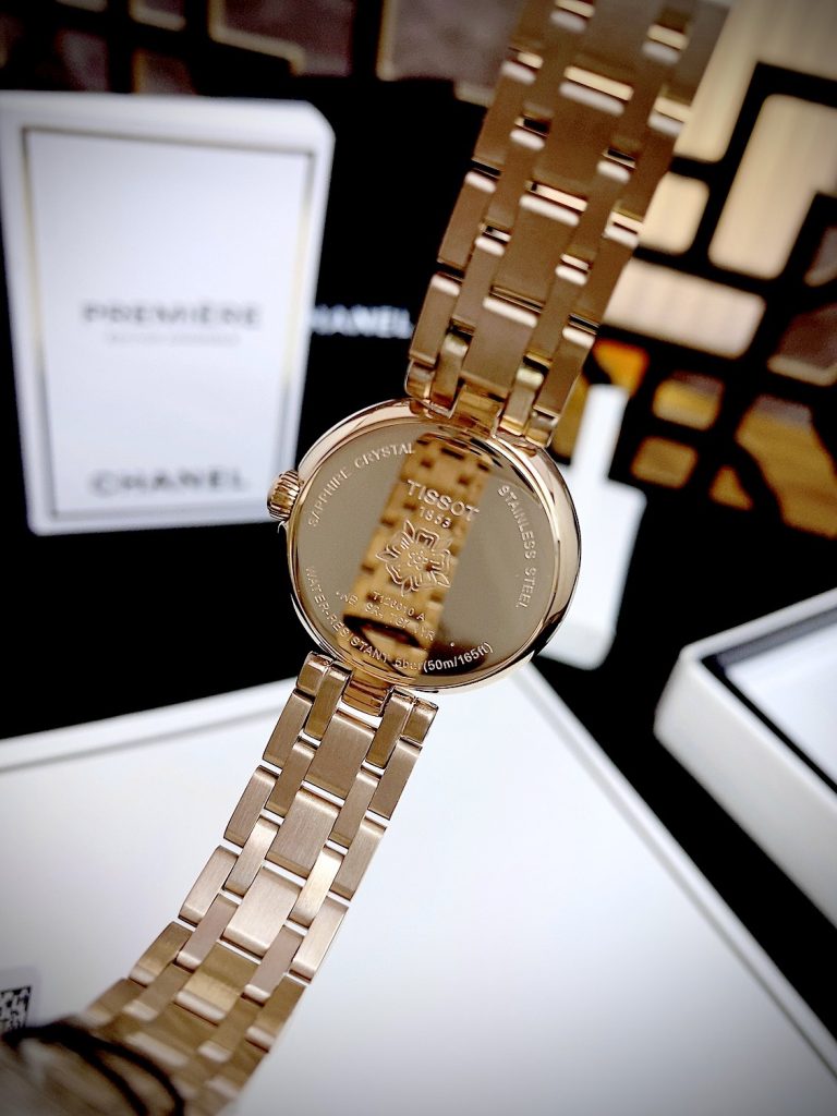 Đồng hồ Tissot Mini T-Classic nữ Rose Gold Super Fake 26mm