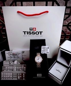 Đồng hồ Tissot Mini T-Classic nữ Rose Gold Super Fake 26mm