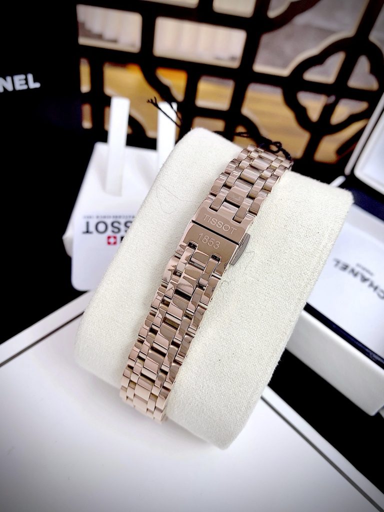 Đồng hồ Tissot Mini T-Classic nữ Rose Gold Super Fake 26mm