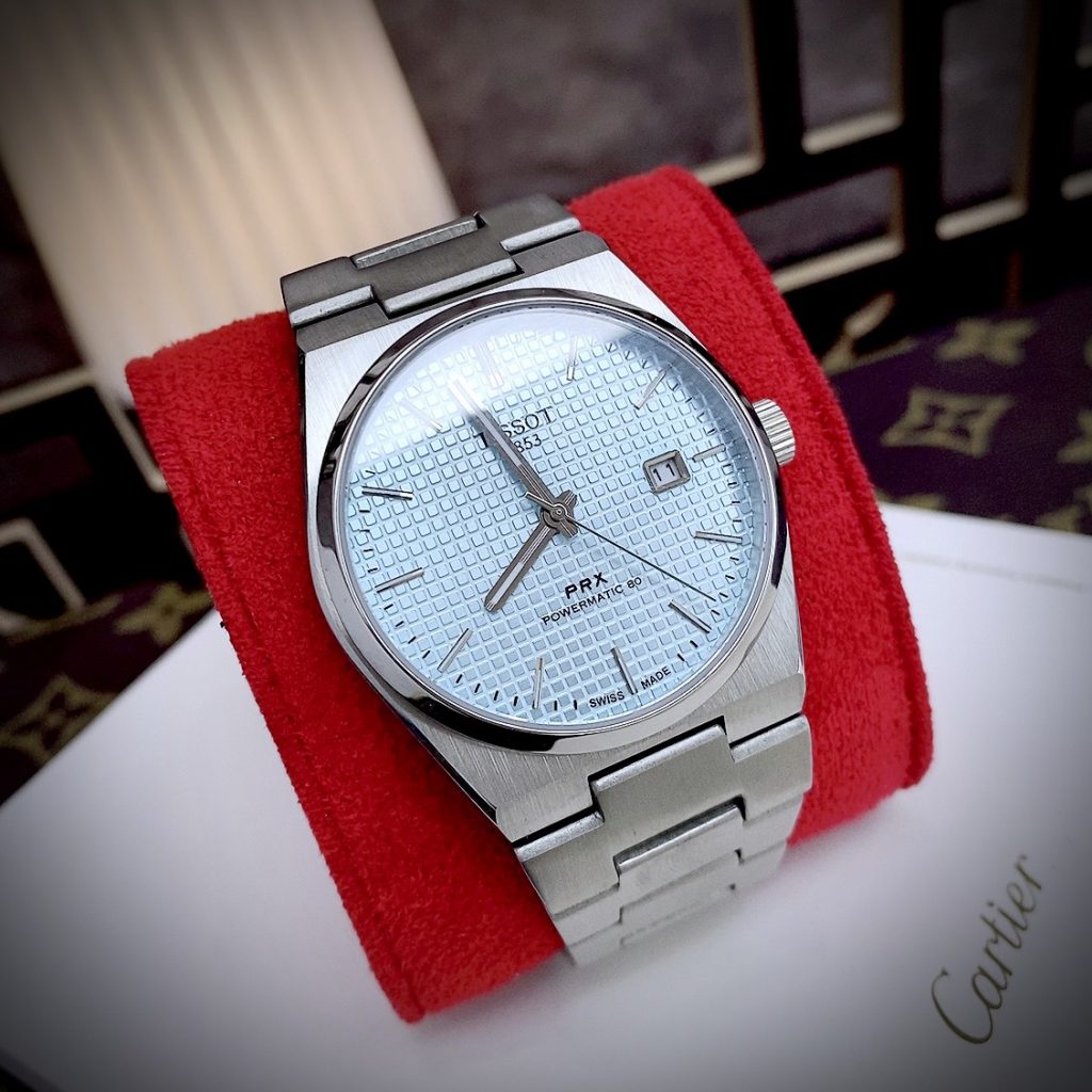 Đồng hồ Tissot Prx T137.410.11.041.00 nam mặt xanh Ice Super Fake 40mm