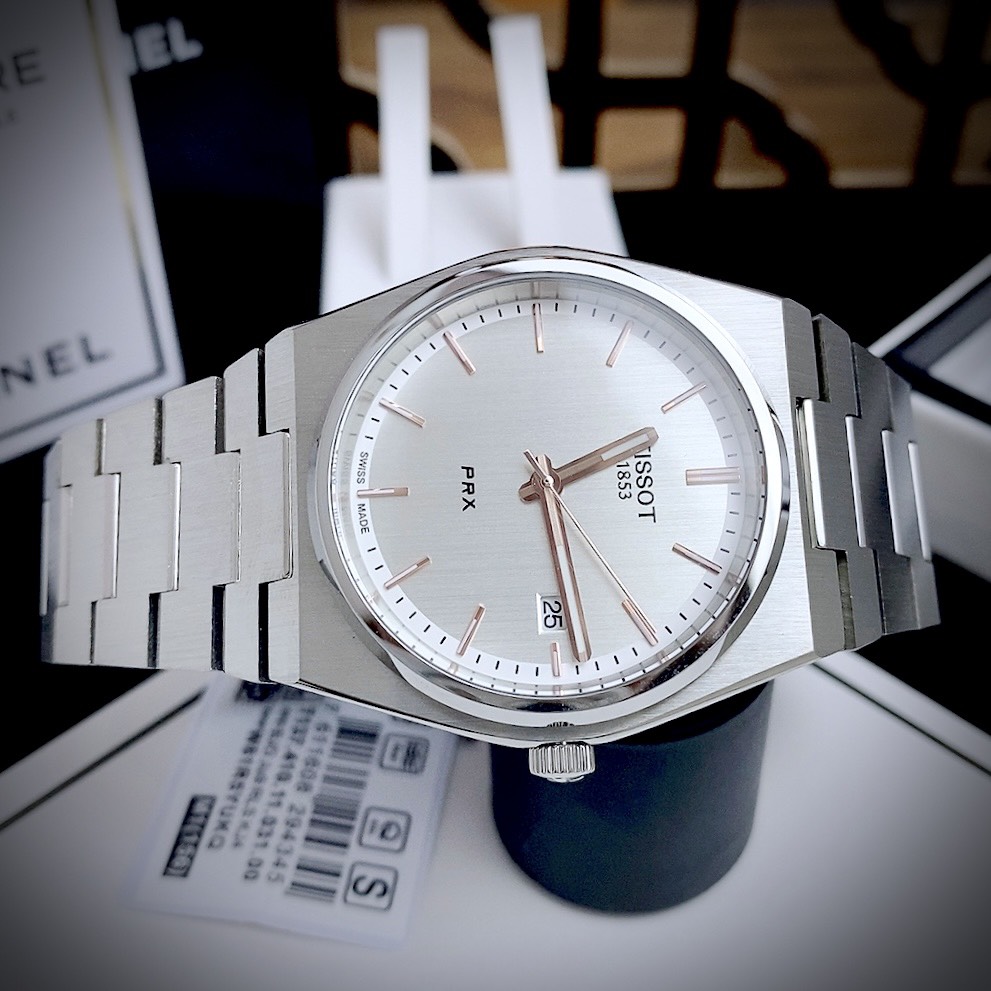 Đồng hồ Tissot Prx T137.410.11.041.00 nam máy Quartz Nhật Fake giá rẻ 40mm