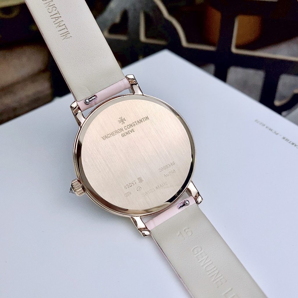 Đồng hồ Vacheron Constantin Traditionnelle nữ mặt trắng Super Fake 36.5mm 