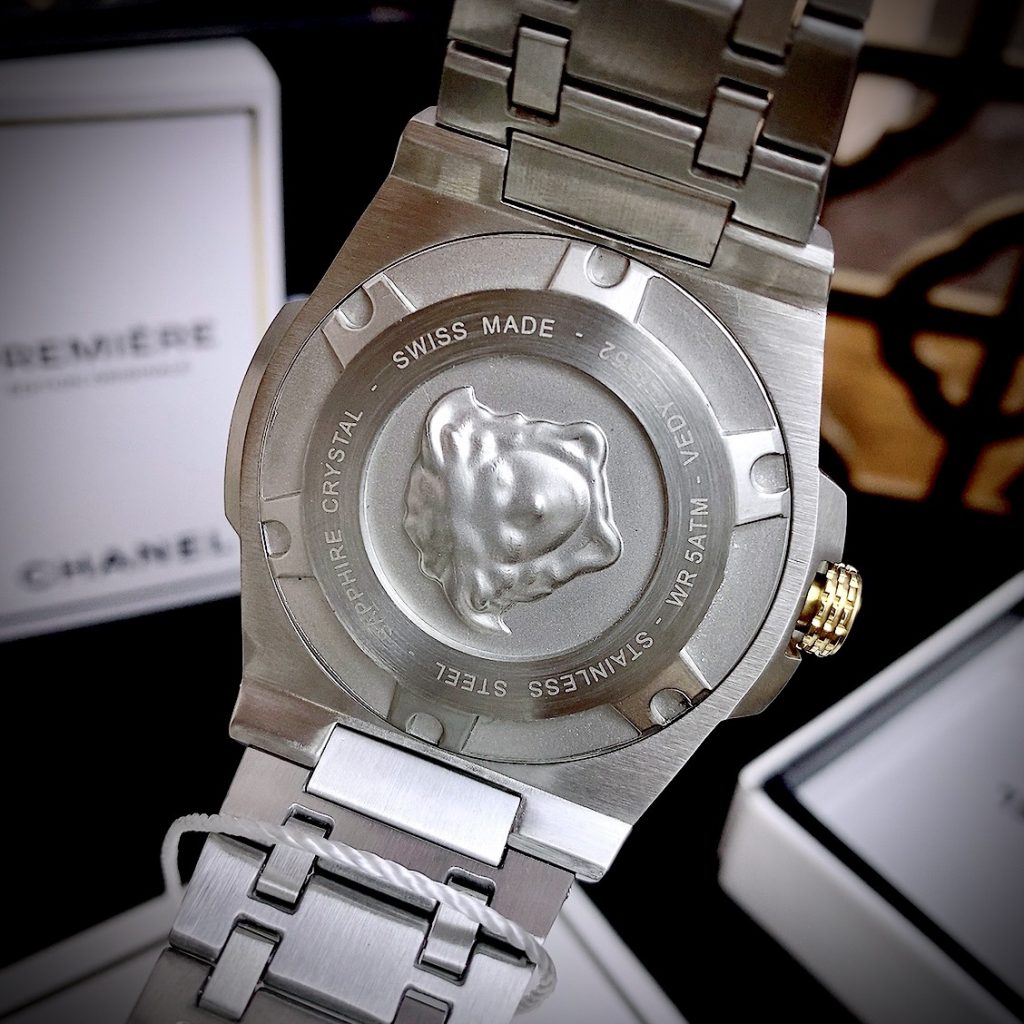 Đồng hồ Versace Chanin Reaction nam máy Quartz Nhật Fake giá rẻ 45mm