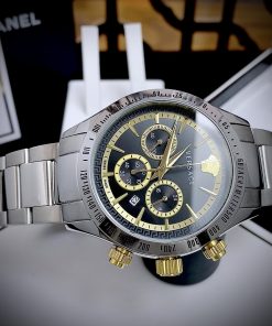 Đồng hồ Versace Chrono Classic VEV700419 dây kim loại nam tính lịch lãm Like auth 44mm