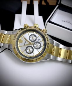 Đồng hồ Versace Chrono Classic VEV700519 nam mặt trắng Like auth 44mm