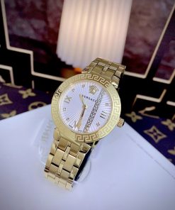 Đồng hồ Versace Greca Icon nữ màu Vàng Gold Like auth 36mm