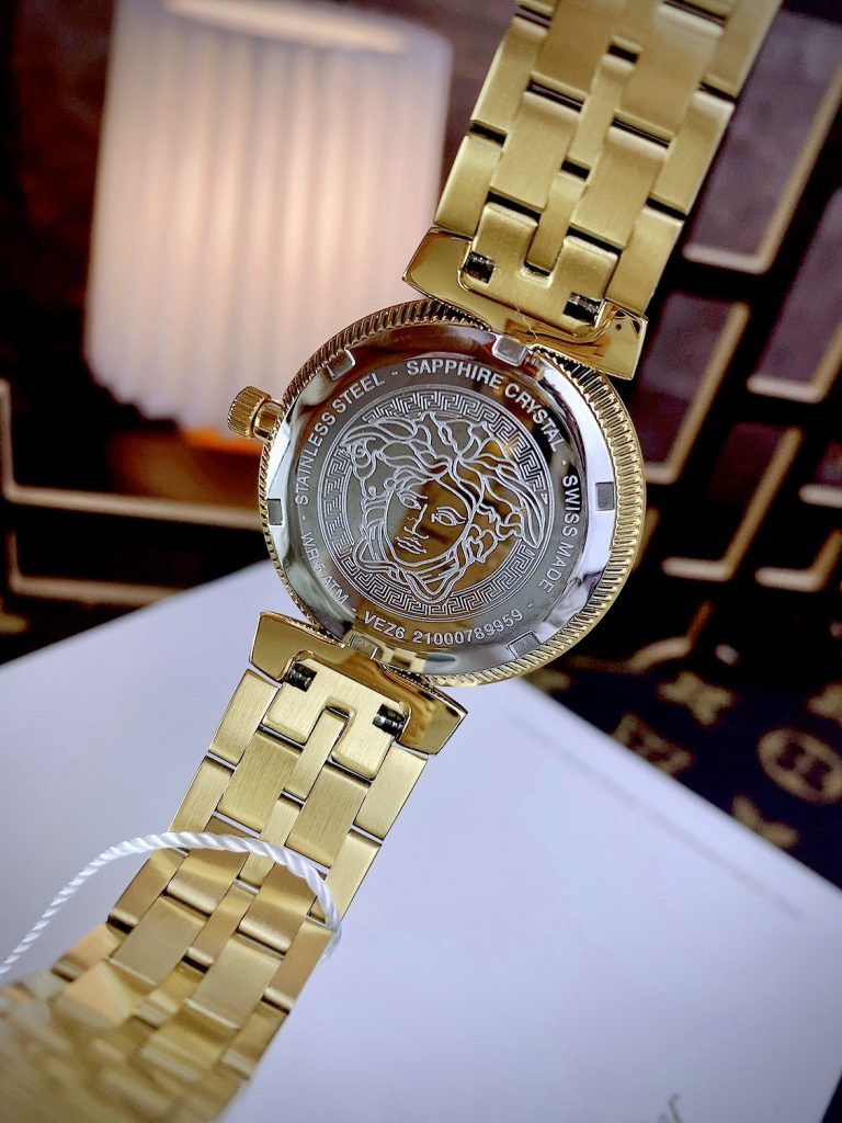 Đồng hồ Versace Greca Icon nữ màu Vàng Gold Like auth 36mm