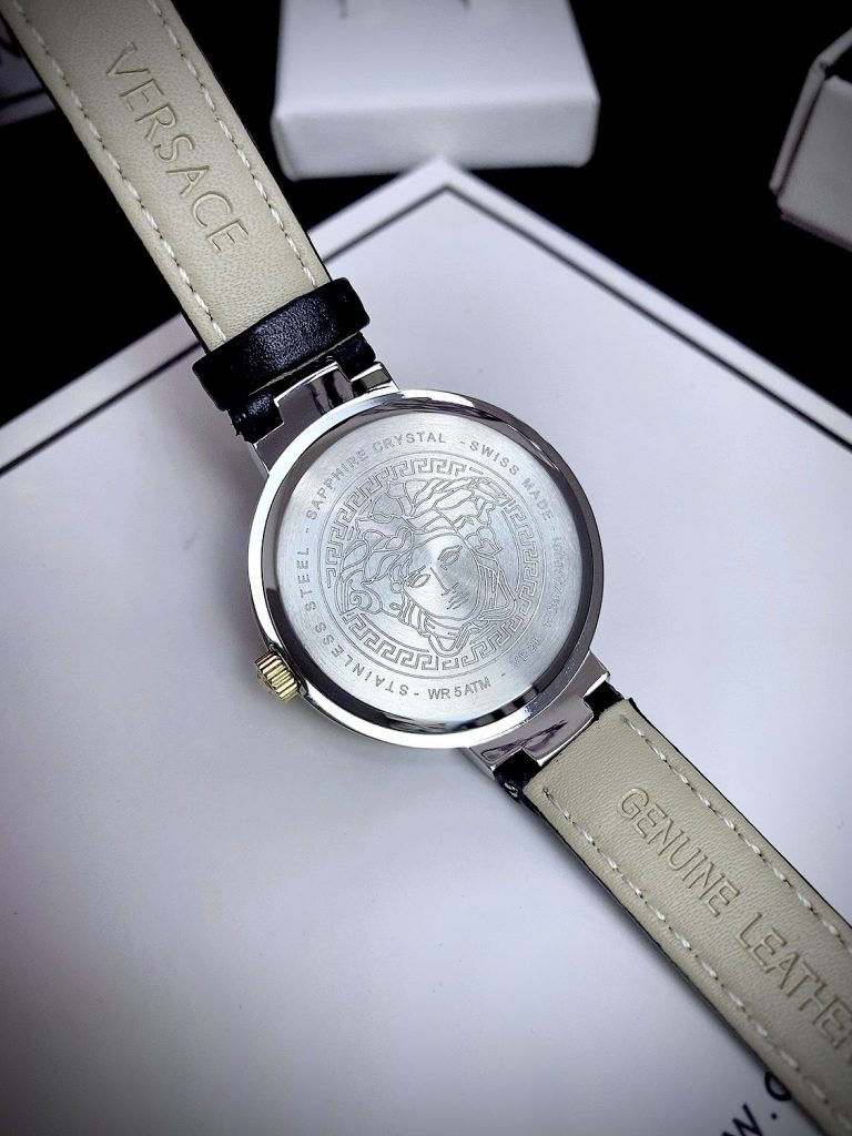 Đồng hồ Versace Greca Strap nữ dây da Like Auth 36mm