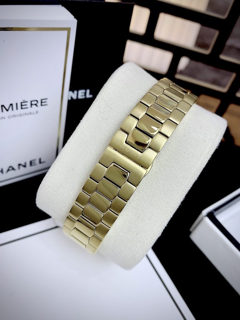 Đồng hồ Versace Ladies IDYA nữ màu Vàng Gold Like auth 35mm